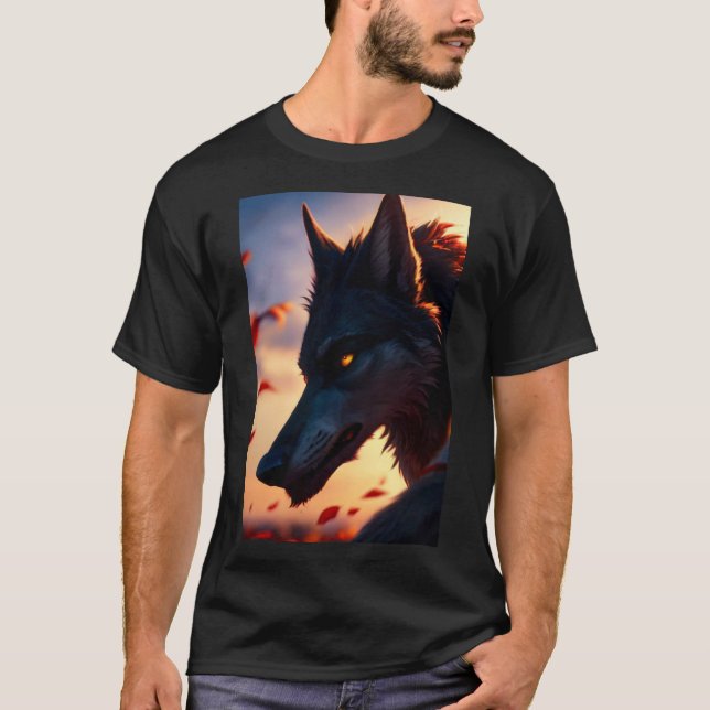 T-shirt Cool Werewolf Furry (Devant)