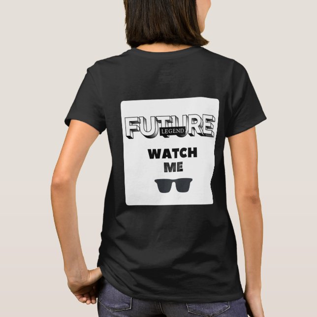 T-shirt Cool Witty Design Future Legend (Dos)