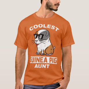 T-shirt Cooler Guinée Pig Accueil Tante Animal de compagni