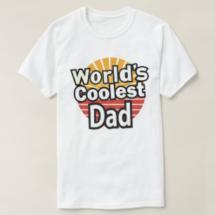 T-Shirt 'Coolster Papa der Welt' – Lustiger Vatert