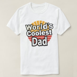 T-Shirt 'Coolster Papa der Welt' – Lustiger Vatert