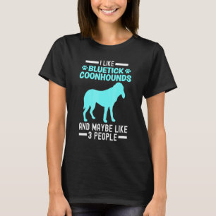 T-shirt Coonhound à tiquet bleu