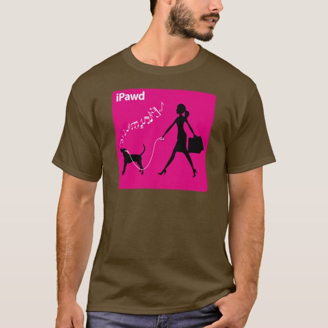 T-shirt Coonhound de marcheur de Treeing (Devant)