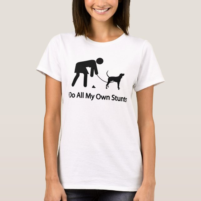 T-shirt Coonhound de marcheur de Treeing (Devant)