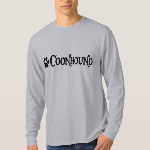 T-shirt Coonhound (style de pirate avec le pawprint)