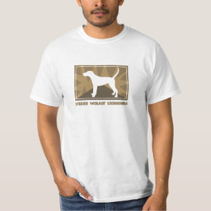 T-shirt Coonhound terreux de marcheur de Treeing