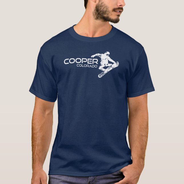 T-shirt Cooper Colorado Snowboardeur (Devant)