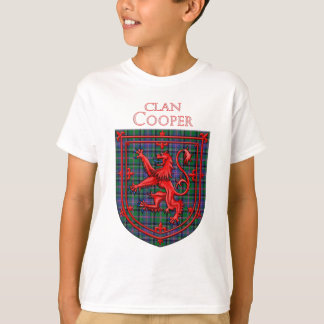 T-shirt Cooper Tartan Scottish Plaid Lion Rampant