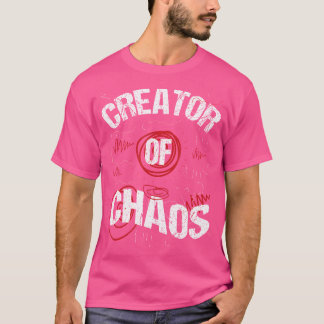 T-shirt Coordinateur Chaos Créateur Occupé Papa Ou Maman E