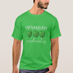 T-shirt Coordinateur des Shenanigans Professeur de la Sain