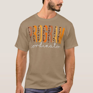 T-shirt Coordinateur du programme leopard Automne Amateurs
