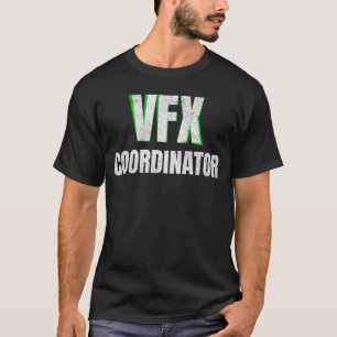 T-shirt Coordinateur VFX en détresse Effets visuels