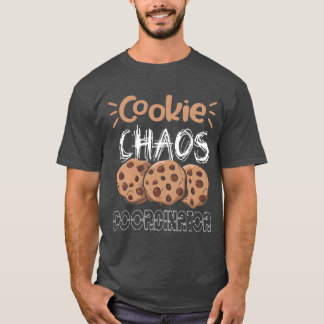 T-shirt Coordonnateur de chaos de cookies drôle de camping