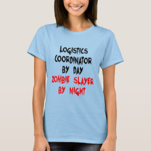 T-shirt Coordonnateur de la logistique de Zombie Slayer