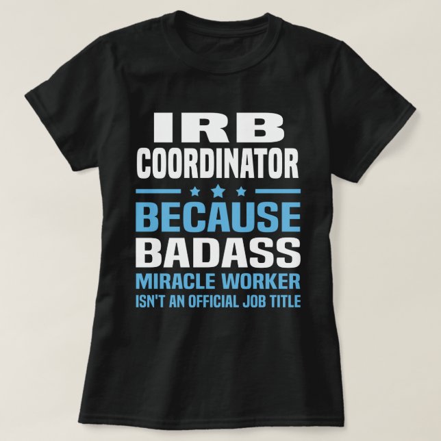 T-shirt Coordonnateur de l'IRB (Design devant)
