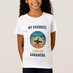 T-Shirt Coordonnateur de surfeur personnalisé