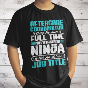 T-shirt Coordonnateur des soins postérieurs Titre du trava