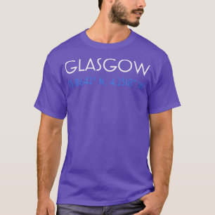 T-shirt Coordonnées de Glasgow