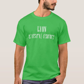 T-shirt Coordonnées de ville Lyon drôle