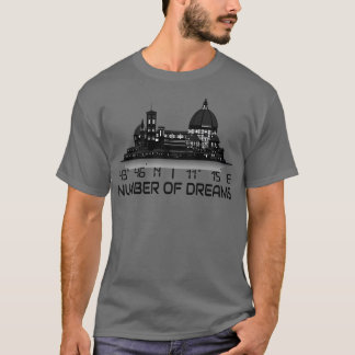 T-shirt Coordonnées GPS Florence Skyline Dream City