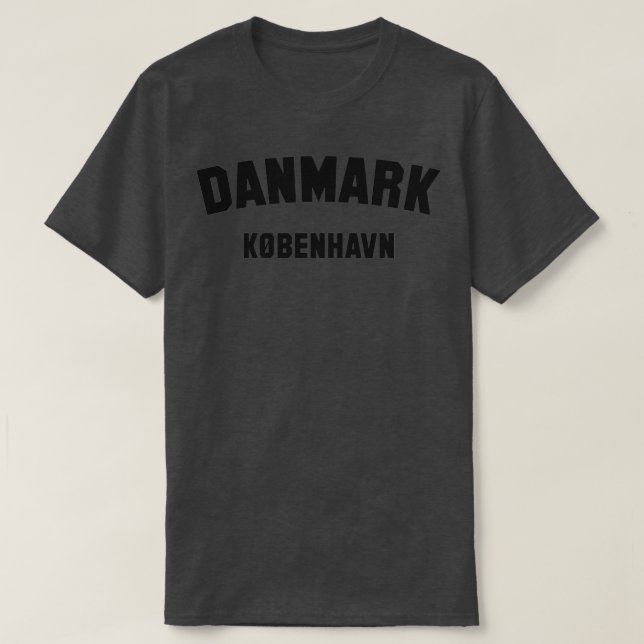 T-shirt COPENHAGUE Danemark 2 (Design devant)