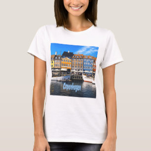 T-shirt Copenhague Danemark Capital Canal Homes Nyhavn