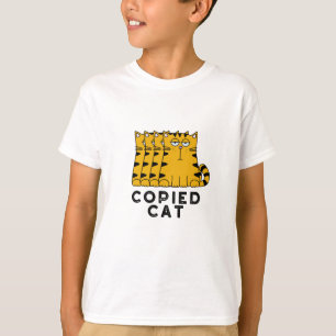 T-shirt Copié Chat Funny Animal Pun