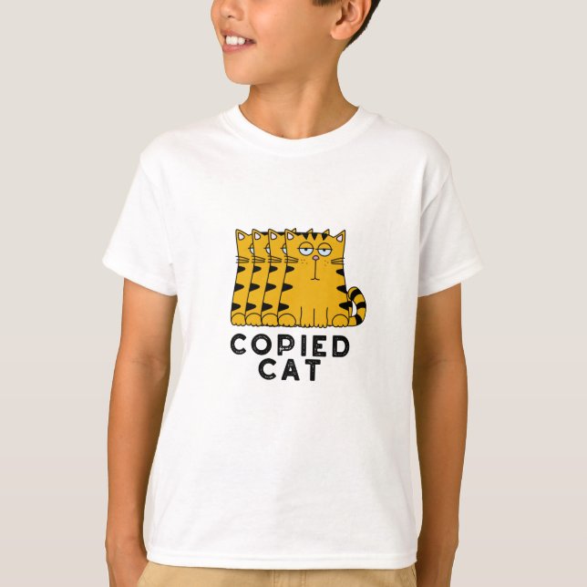 T-shirt Copié Chat Funny Animal Pun (Devant)