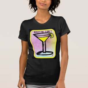 T-SHIRT COPIE DE BAISSE DE CITRON DE TEMPS DE MARTINI