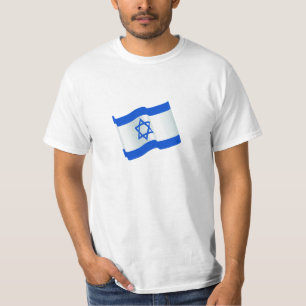 T-shirt Copie de drapeau de l'Israël sur la chemise