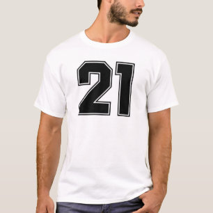 T-shirt Copie de frontside du numéro 21