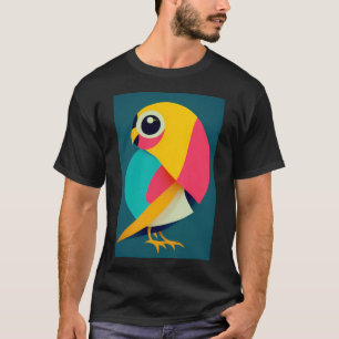 T-shirt Copie de l'art de l'oiseau mignon