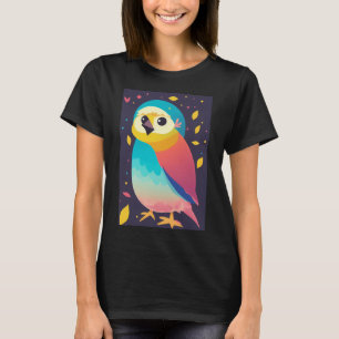 T-shirt Copie de l'art d'oiseau mignon