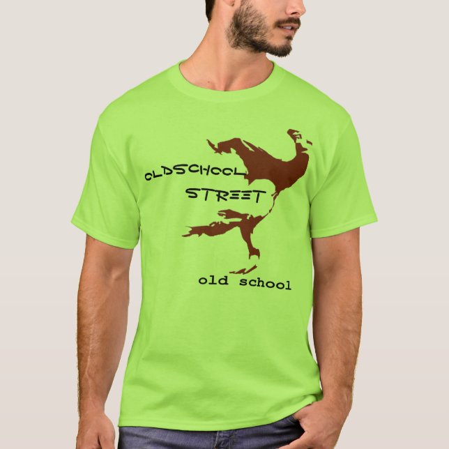 T-shirt copie de l'idée 1, vieux St de Skool (Devant)