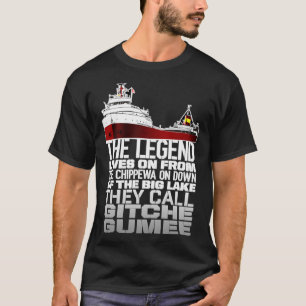 T-shirt Copie D'Edmund Fitzgerald - La Légende Vit Sur Fr
