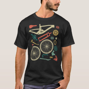 T-shirt Copie Des Pièces De Vélo Père Noël Cruz Mountain