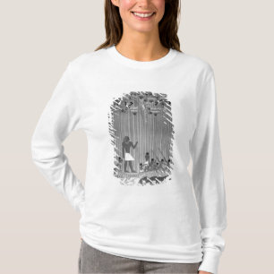 T-shirt Copie du soulagement peint par Egyptien dépeignan