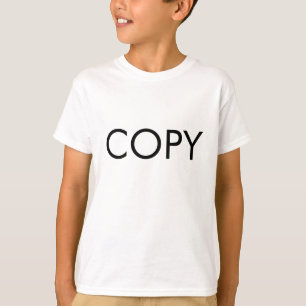 T-SHIRT COPIE ET PÂTE