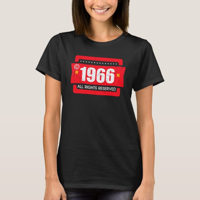 T-shirt Copyright 1966 All Rights Reserve (Devant)