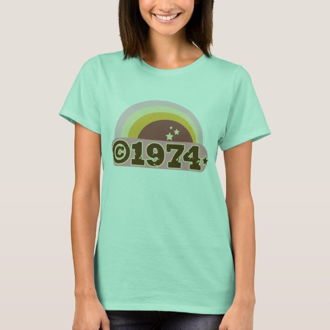 T-shirt Copyright 1974 (Devant)
