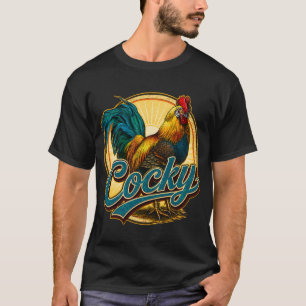 T-shirt Coq Arrogant Maison de Ferme Vintage