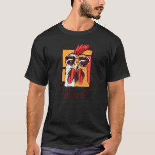 T-shirt Coq Avec Lunettes De Soleil Coq De Poule Hen