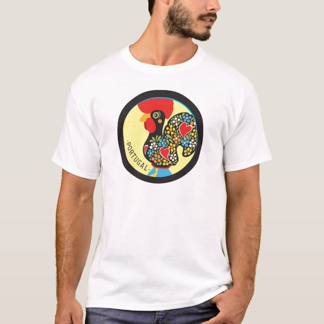 T-shirt Coq célèbre de Barcelos Nr 06 (Devant)