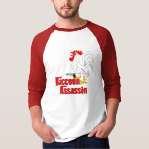 T-shirt Coq d'assassin de raton laveur