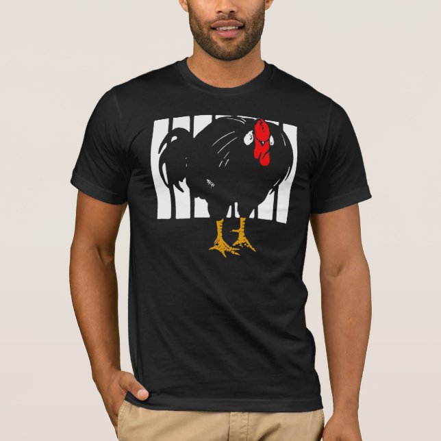T-shirt Coq De Bois Victorien Sur T Chemise (Devant)