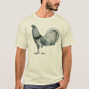 T-shirt Coq de combat Crele ou DOM