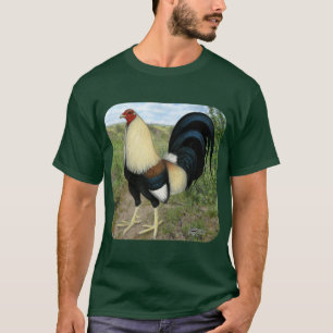 T-shirt Coq de combat de route de campagne