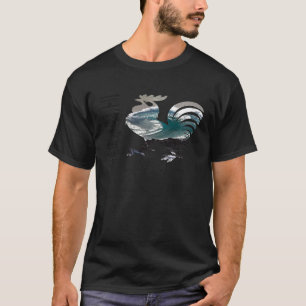 T-shirt Coq de Kauai Hawaï Design de Surf Vague Premium