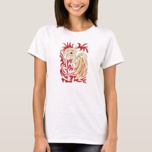 T-shirt Coq de respiration incendie