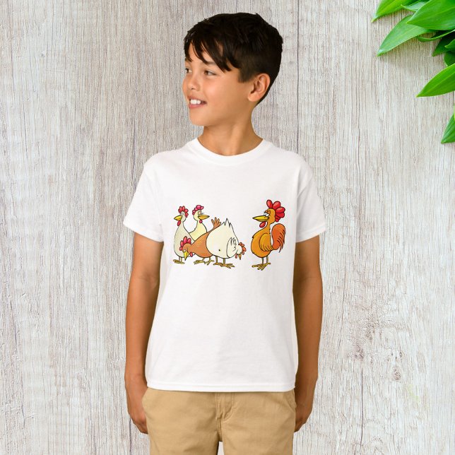 T-shirt Coq Et Poules (Créateur téléchargé)